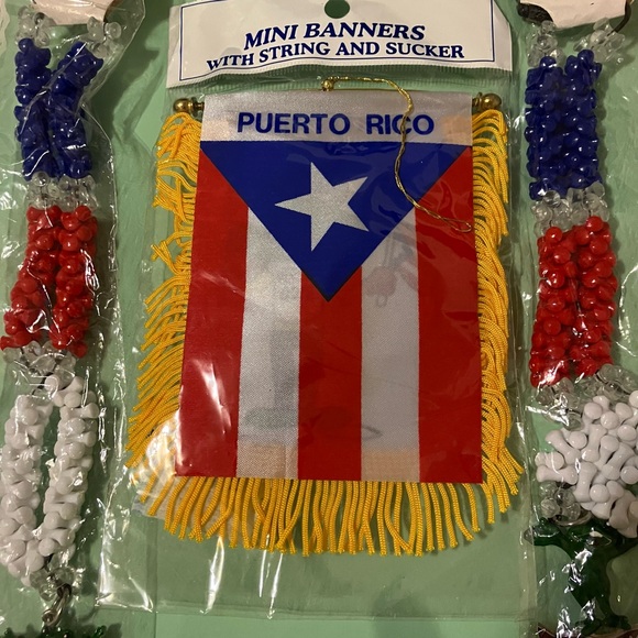 NWT Coqui Items 2 charm Beaded necklace and PR Coqui Car Flag Puerto Rico - Picture 6 of 6